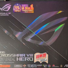 ASUS ROG CROSSHAIR VIII DARK HERO X570 ATX Gaming Motherboard AM4 Tested