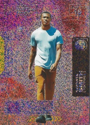 2021 Skybox Metal Universe Champions - Devonta Smith #15 Silver Dots /299 (RC)