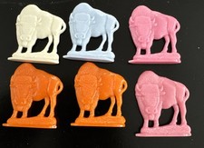 Vintage 1950s Nabisco Cereal Premium Buffalo Flat Freestanding 1.5  Lot 6