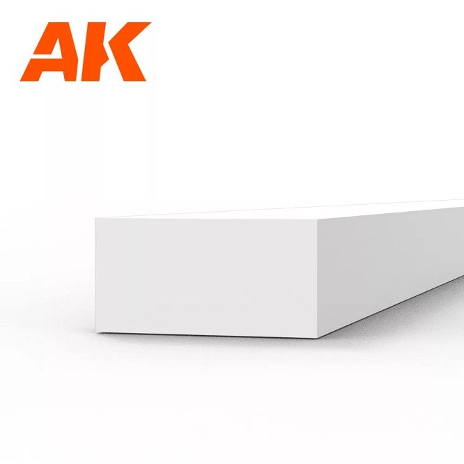AK Interactive AK6531 - Strips 2.00 X 4.00 X 350MM - STYRENE STRIP
