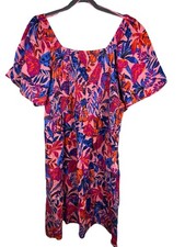 NWT terra & sky  Dress 3X (24-26W) floral sundress
