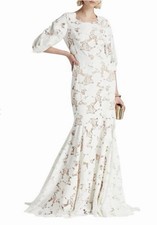 Oscar De La Renta Lace Maxi Gown New With Tag Size 44/XL