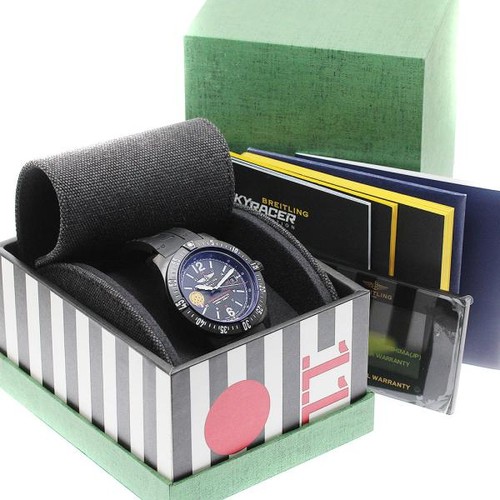 BREITLING NAVITIMER SKY RACER X74320 45mm Rubber Black #C6926