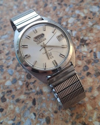 Vintage Citizen Crystal Seven 23 Jewels Automatic February 1967