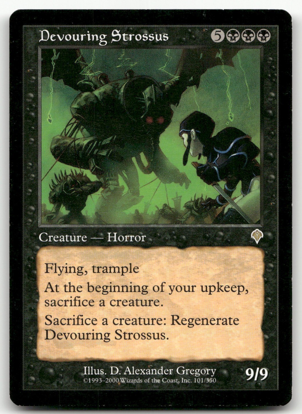Devouring Strossus #101 (LP) Invasion INV Magic MTG