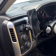 Custom phone mount for Silverado Sierra 2014-2018 Driver cubby