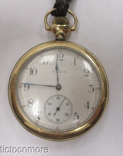 ANTIQUE ART DECO ELGIN GRADE 364 MODEL 3 15j 12s DEMI HUNTER POCKET WATCH 1910