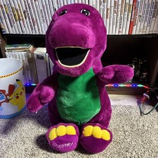 VTG Jumbo Giant 2 Foot Barney the Dinosaur - Original 1993 Lyons Plush NICE