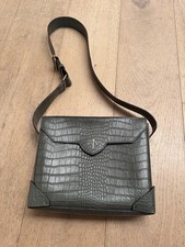 Manu atelier Pristine calf skin croc Shoulder Bag
