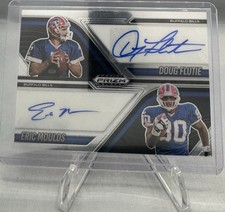 2025 Prizm Black Doug Flutie Eric Moulds DUAL Auto Autograph #DA-BUF BASE