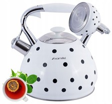 Teiera Acciaio 3L Pipa Induzione Pentole Cucina