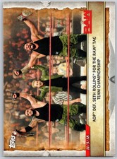 2020 Topps Road to WrestleMania #27 AOP Def. Seth Rollins