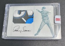 Dansby Swanson - 2017 National Treasures Printing Plate 1/1 Auto CWS Patch 🔥