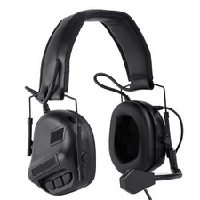 Tactical Headset Wargame Hunting Headphone Without Noise Cancellation Functio...