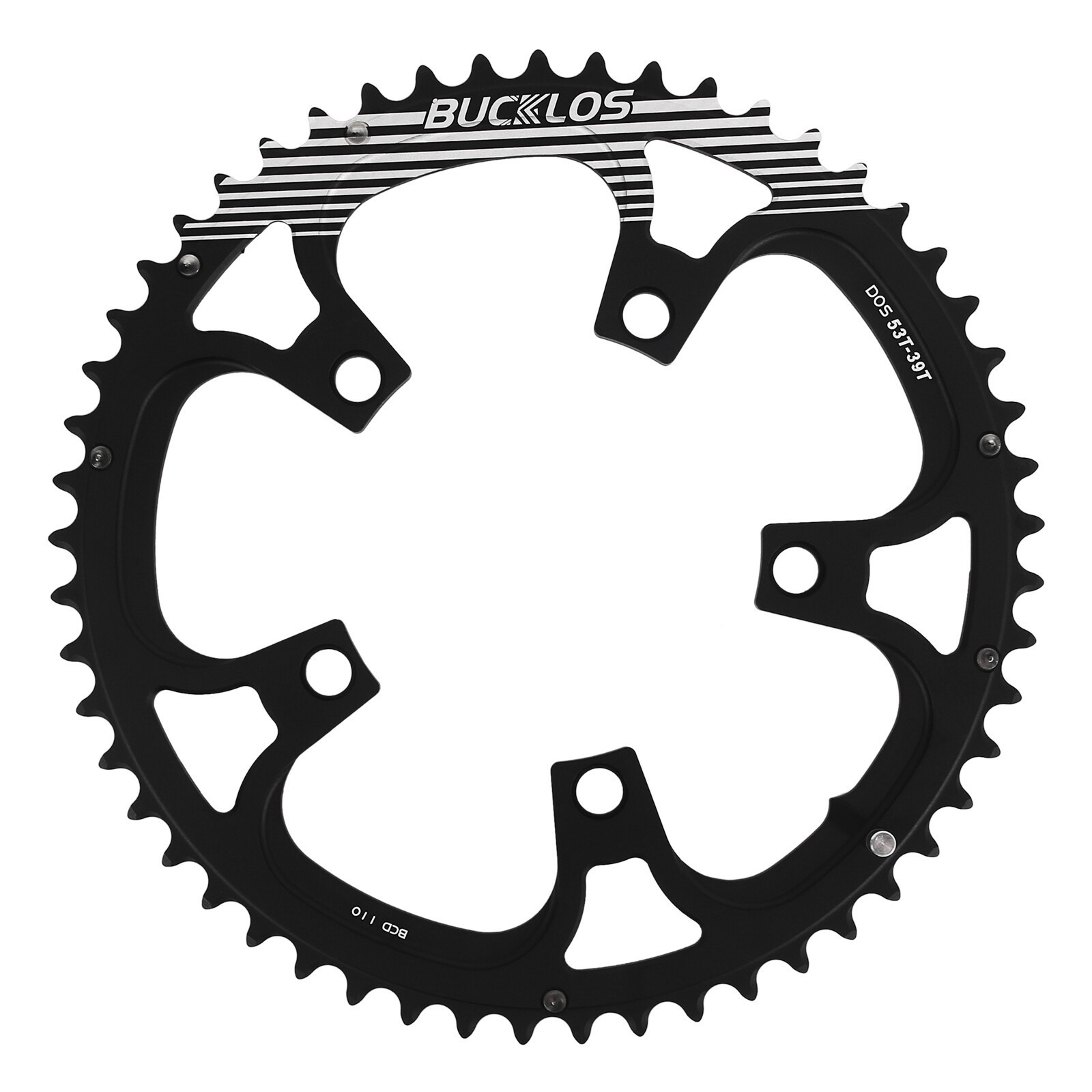 110 BCD Double Chainring 50-34T/52-36T/53-39T Road Bike Roun