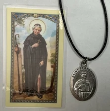 MEDAl OF SAINT PEREGRINE,MIRACLE FAVOR, PRAYER, HOPE IN ENGLISH
