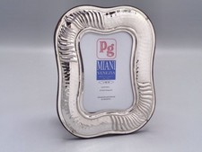Sterling Silver Photo Frame Scroll Design 14 × 11 cm Hallmarked Italy/ Venice