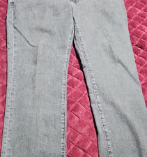 Levi Strauss  Co. Slim Gray Denim Jeans 5-Pocket Logo Accents Men's Medium Wash