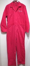 BENEFIT COSMETICS Hot Pink Jumpsuit Coveralls LARGE San Francisco Employee Work