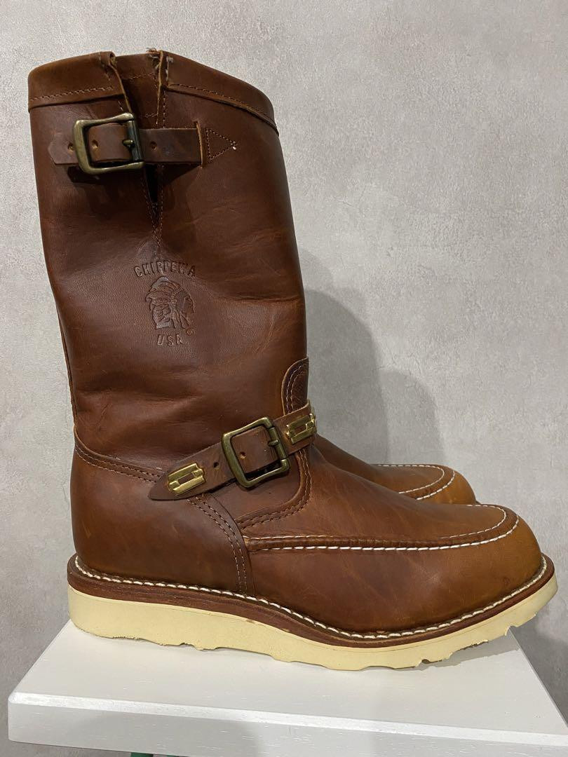 Motorcycle Boots Chippewa Steel Toe Engineer Boots Unused