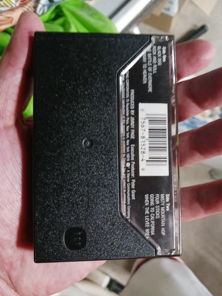 Led Zeppelin 4 IV Zoso Symbols Cassette Tape Atlantic CS 19129 Hard Rock - Image 2 of 4