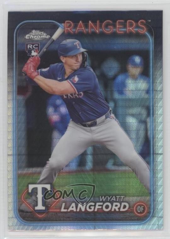2024 Topps Chrome Update Prism Refractor Wyatt Langford #USC35 1l9b