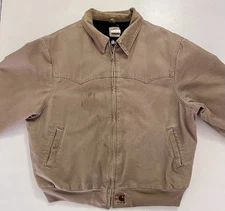 Carhartt J14 SDL  Jacket Coat Made in USA Size XL Vintage Tan