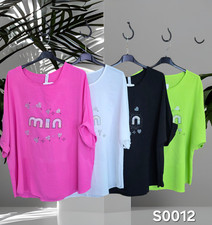 Damen  Shirt Strass  Hängerchen Gr.46 48 50 ...