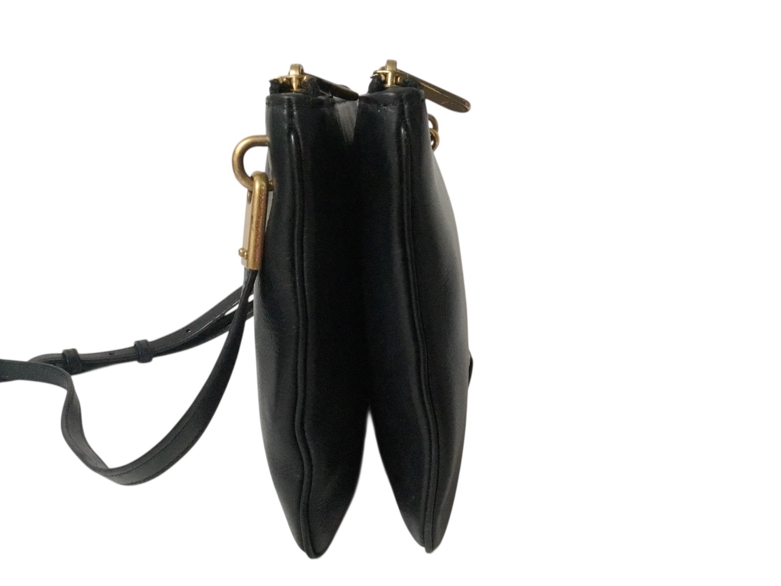 Authentic Marc Jacobs Double Compartment Black Le… - image 8