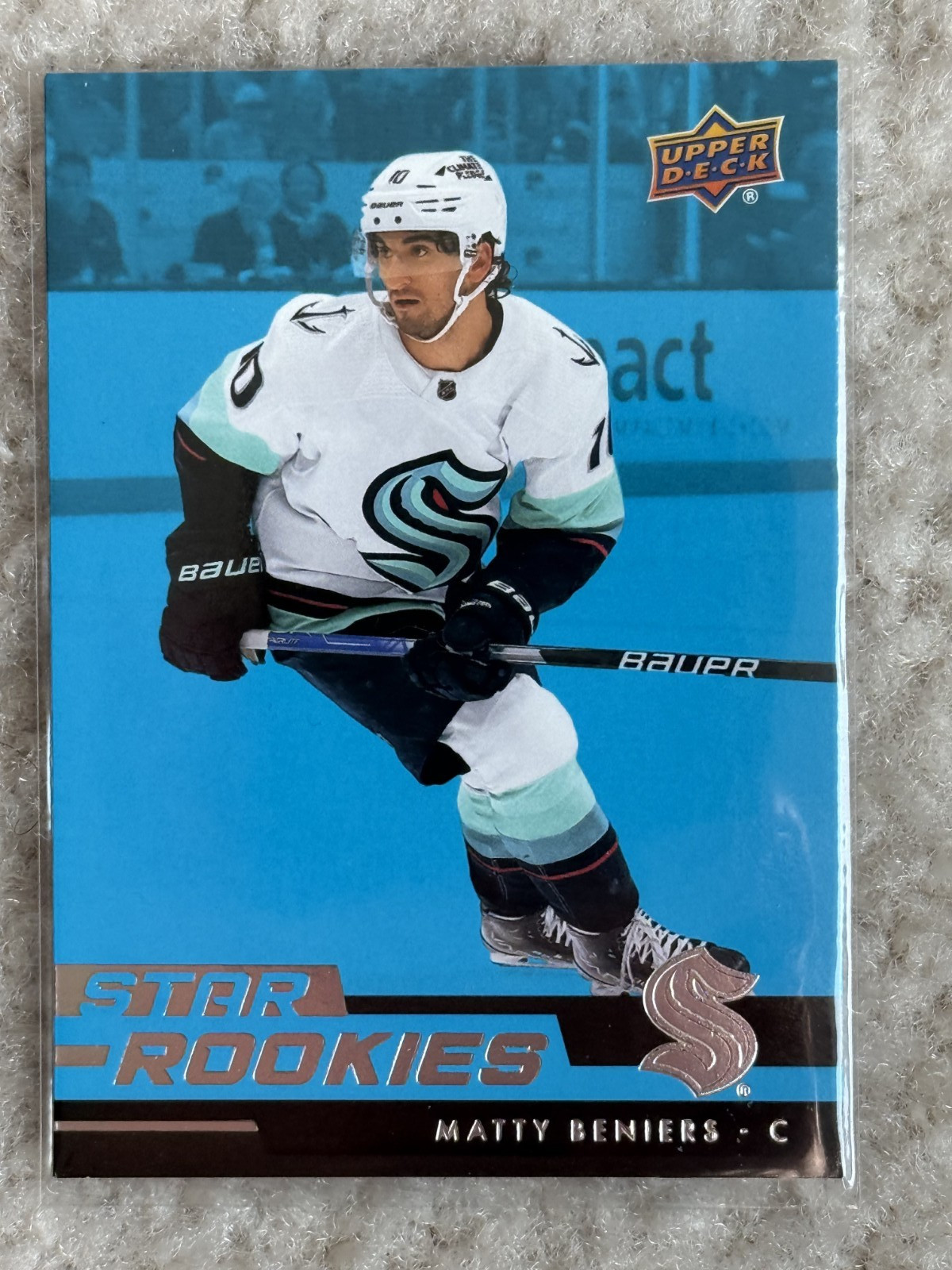 2022-23 Upper Deck NHL Star Rookie Box Set - Matty Beniers #5 Blue (RC)