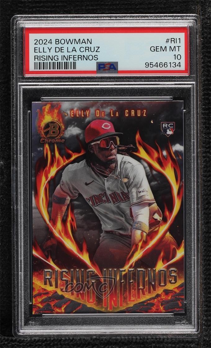 2024 Bowman Rising Infernos Elly De La Cruz #RI-1 PSA 10 GEM MT Rookie RC g6p