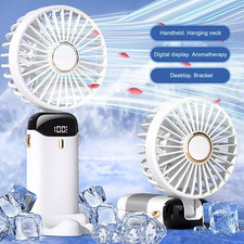 Mini Desk Fans Air Hand Held Fans USB Rechargeable Portable Fans Cooler Cooling