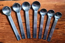 Gourmet Settings  PURE 18/10 Satin Stainless Steel Flatware Lot Of 7 Spoons