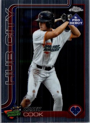 Casey Cook 2025 Topps Pro Debut Chrome