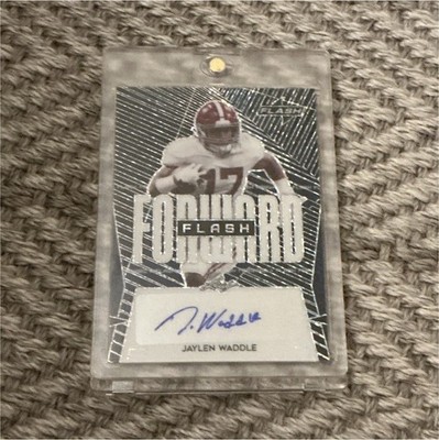 Leaf Flash Jaylen Waddle Forward Auto Parallel Serial Numbered /75 FF-JW1