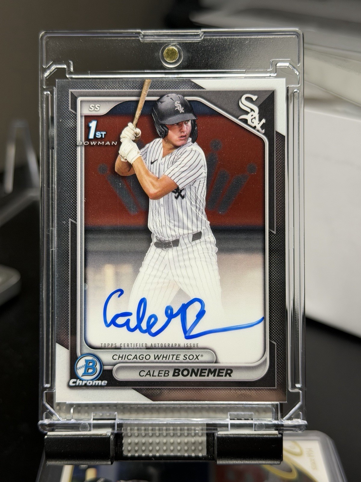 2024 Bowman Draft Caleb Bonemer Chrome Auto 1st Prospect #CPA-CBO White Sox
