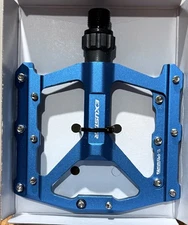 Exustar E-PB557-BL Blue Alloy MTB Platform Pedals EPS NIB