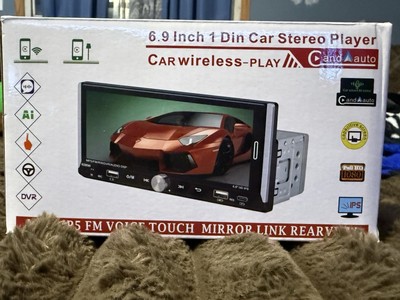 Android 15 Car Stereo   6.9'' Touchscreen GPS CarPlay 2+64GB   Open Box   $75 OBO