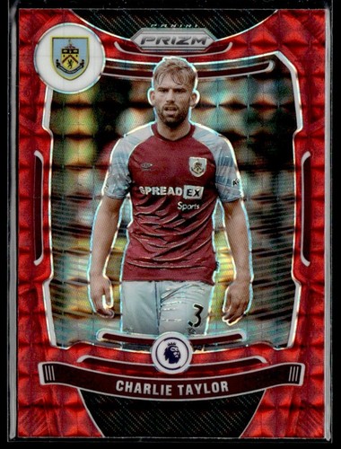 Charlie Taylor 2021 Panini Prizm Premier League Red Mosaic #64 Burnley