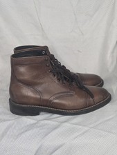 Thursday Boot Co. Captain Men's Size 11.5 Lace Up Cap Toe Leather Boots Brown