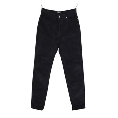 Gianfranco Ferre' Jeans Vintage Black W30 L44 Regular Womens Distressed