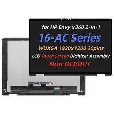 LCD Touch Screen IPS Display Digitizer Bezel for HP Envy x360 2-in-1 16-ac0097nr