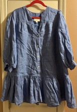 Pomander Place Dress Womens Frankie Medium Blue Tuckernuck Chambray Mini Tiered