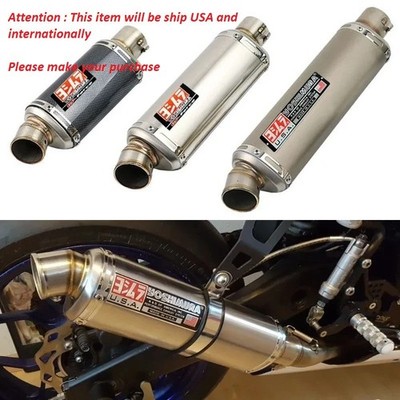 Universal 51mm Motorcycle Exhaust Yoshimura Muffler Escape Moto with DB Killer