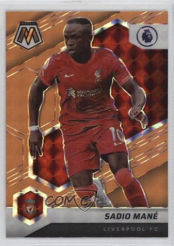 2021 Panini Mosaic Premier League Fluorescent Orange Prizm Sadio Mane #178 5t8