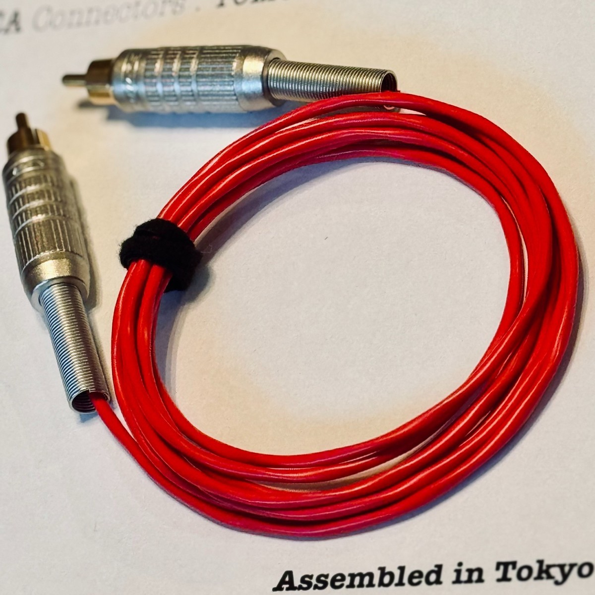 1–30ft Mogami 2944 RCA Red | Choose Canare / Rean plug | Tokyo