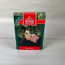 Hallmark Keepsake Ornament Flag of Liberty American Commemorative 1991