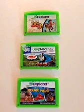 LeapFrog Leap Pad Learning Made Fun Lot Of 3 Game Cartridges