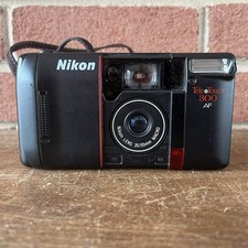 Nikon Tele Touch 300 AF 35mm Point Shoot Camera UNTESTED
