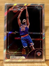 2025-26 Topps NBA Hoops Mikal Bridges Light Burst #100 Knicks